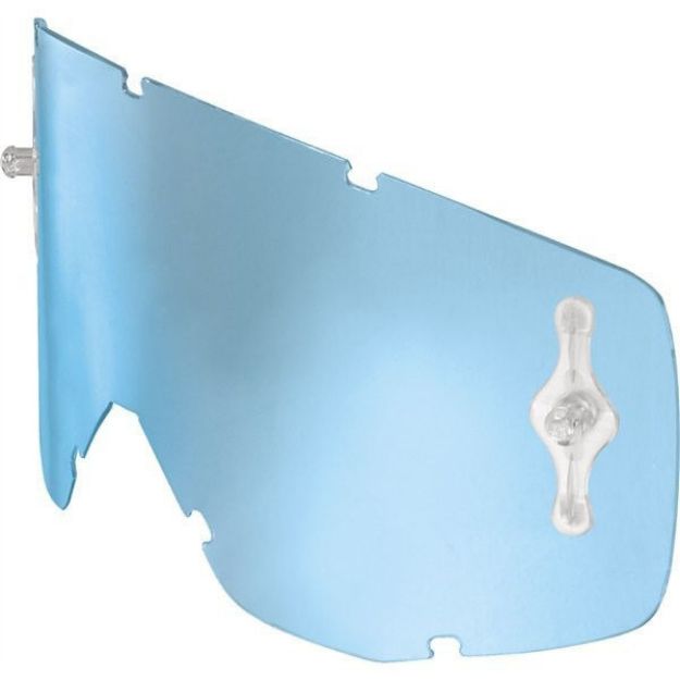 Obrázek lens PRIMAL/HUSTLE/TYRANT/SPLIT MX SGL WORKS electric blue chrome afc