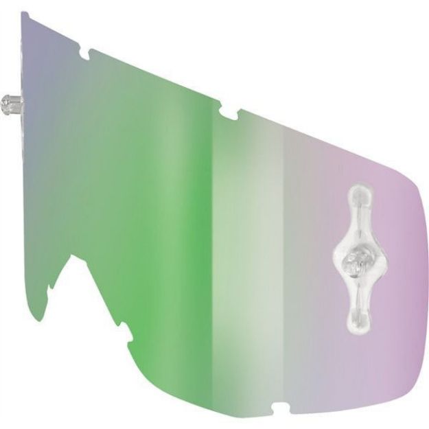 Obrázek lens PRIMAL/HUSTLE/TYRANT/SPLIT MX SGL WORKS green chrome afc