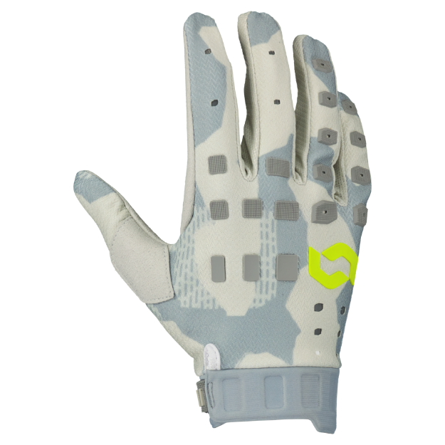 Obrázek glove PODIUM PRO light grey/neon yellow