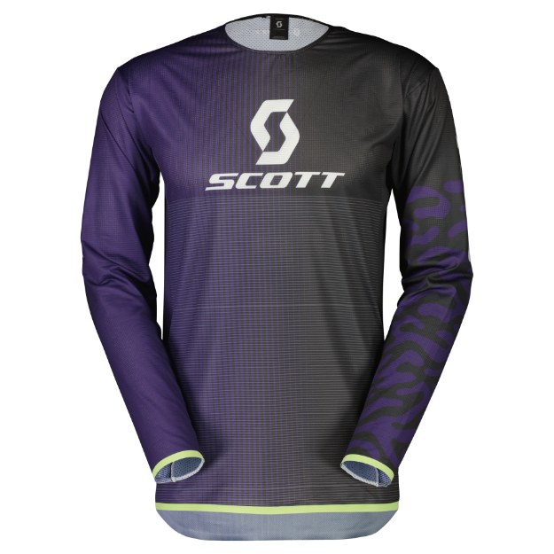 Obrázek jersey PODIUM PRO dark purple/mint green