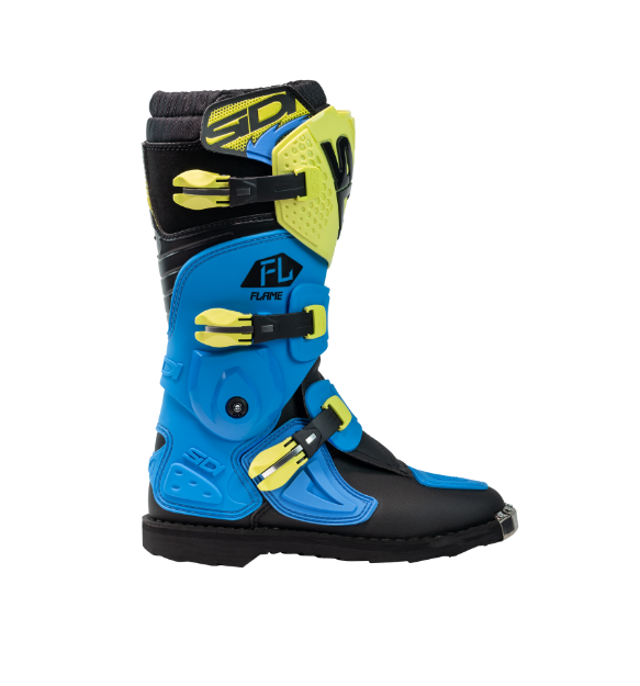 Obrázek FLAME light blue/lime/black