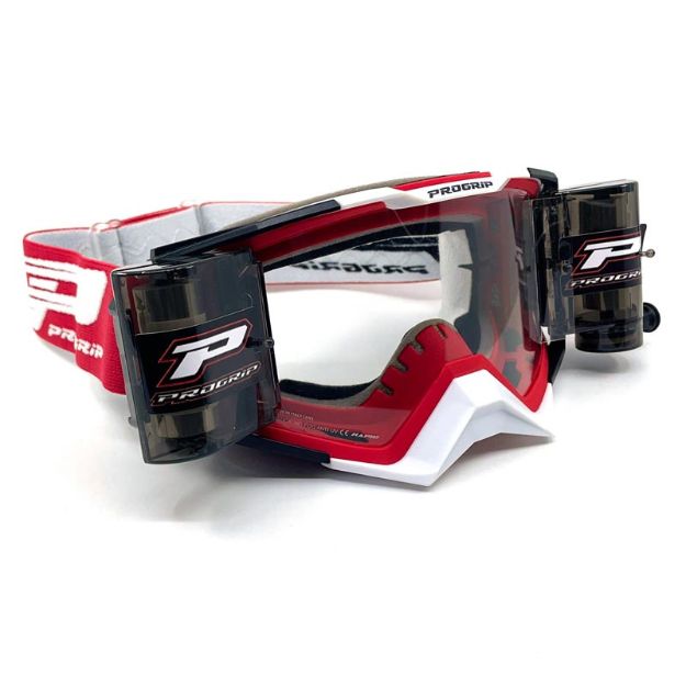 Obrázek Goggles RAPID 3309 red/white/black + ROLL OFF XXL - 3331 clear