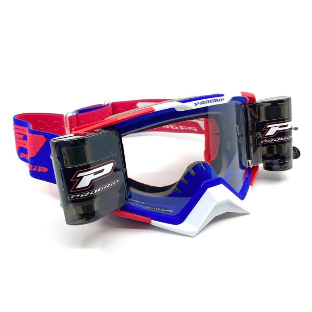 Obrázek Goggles RAPID 3309 blue/red/white + ROLL OFF XXL - 3331 clear