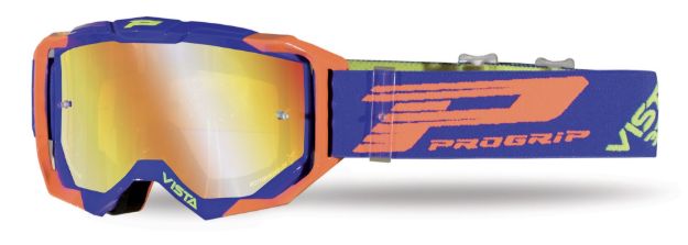Obrázek Goggles VISTA 3303 blue/orange fluo - 3347 mirrored yellow + TEAR OFF