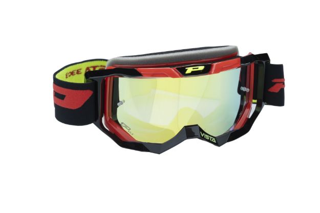 Obrázek Goggles VISTA 3303 black/red - 3347 mirrored yellow