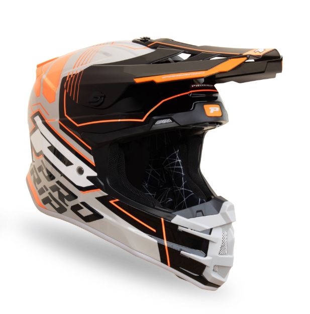 Obrázek Helmet ADVENTURE 3080 grey/black/orange